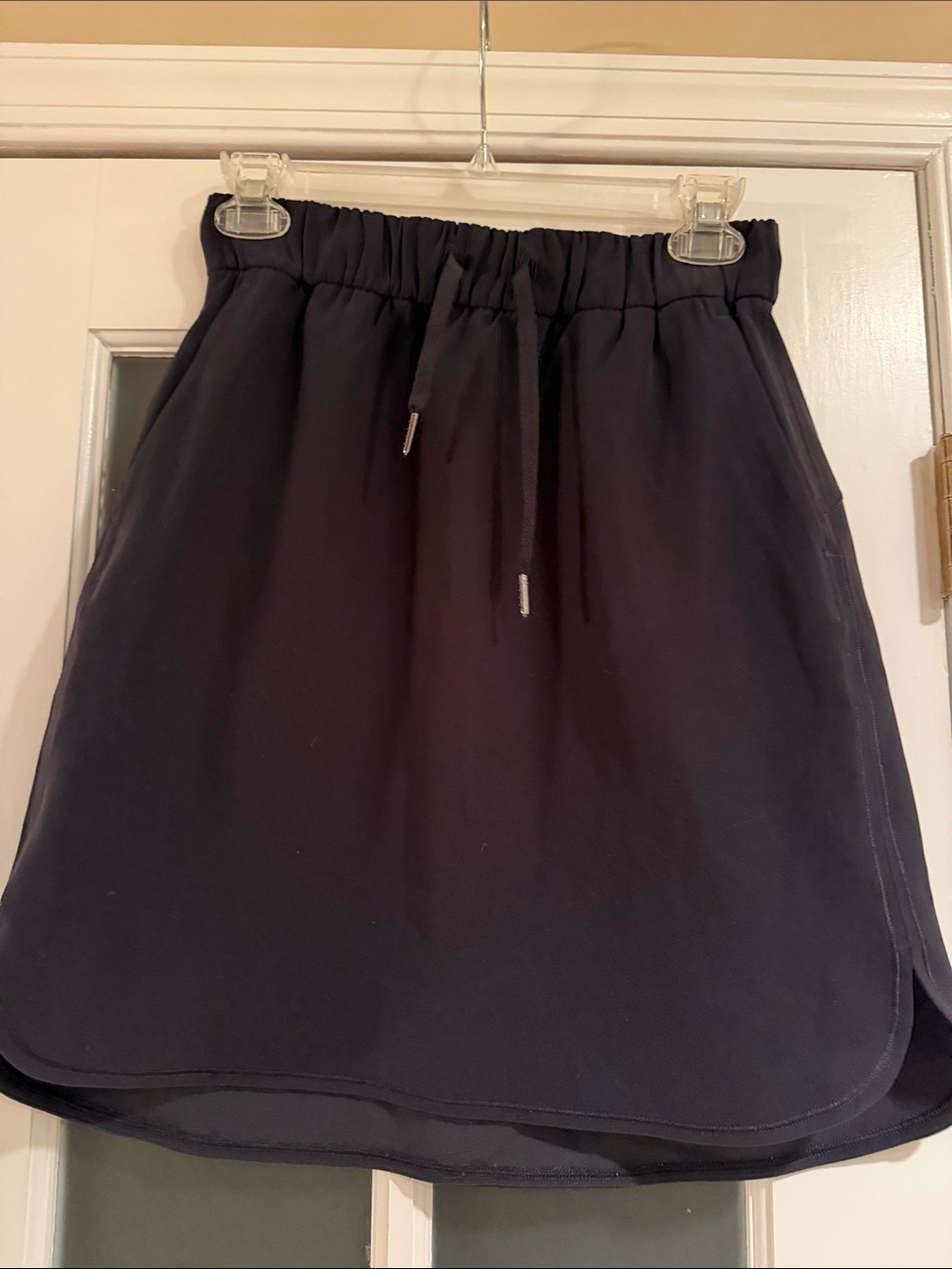 lululemon athletica Black Asymmetrical Skirt